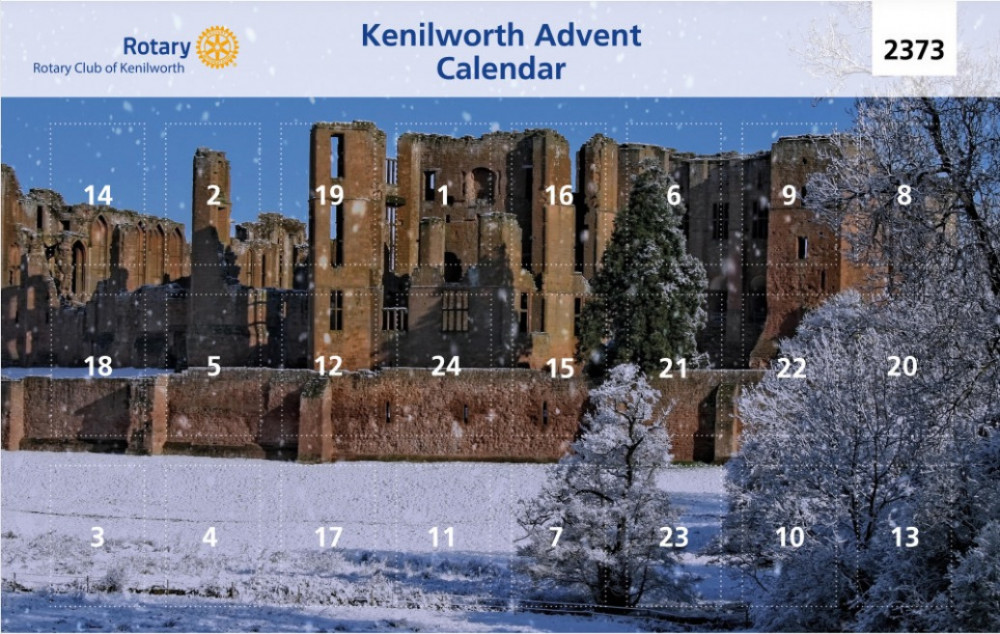 Rotary Club of Kenilworth raised nearly £12,000 through its Kenilworth Advent Calendar initiative (image supplied)