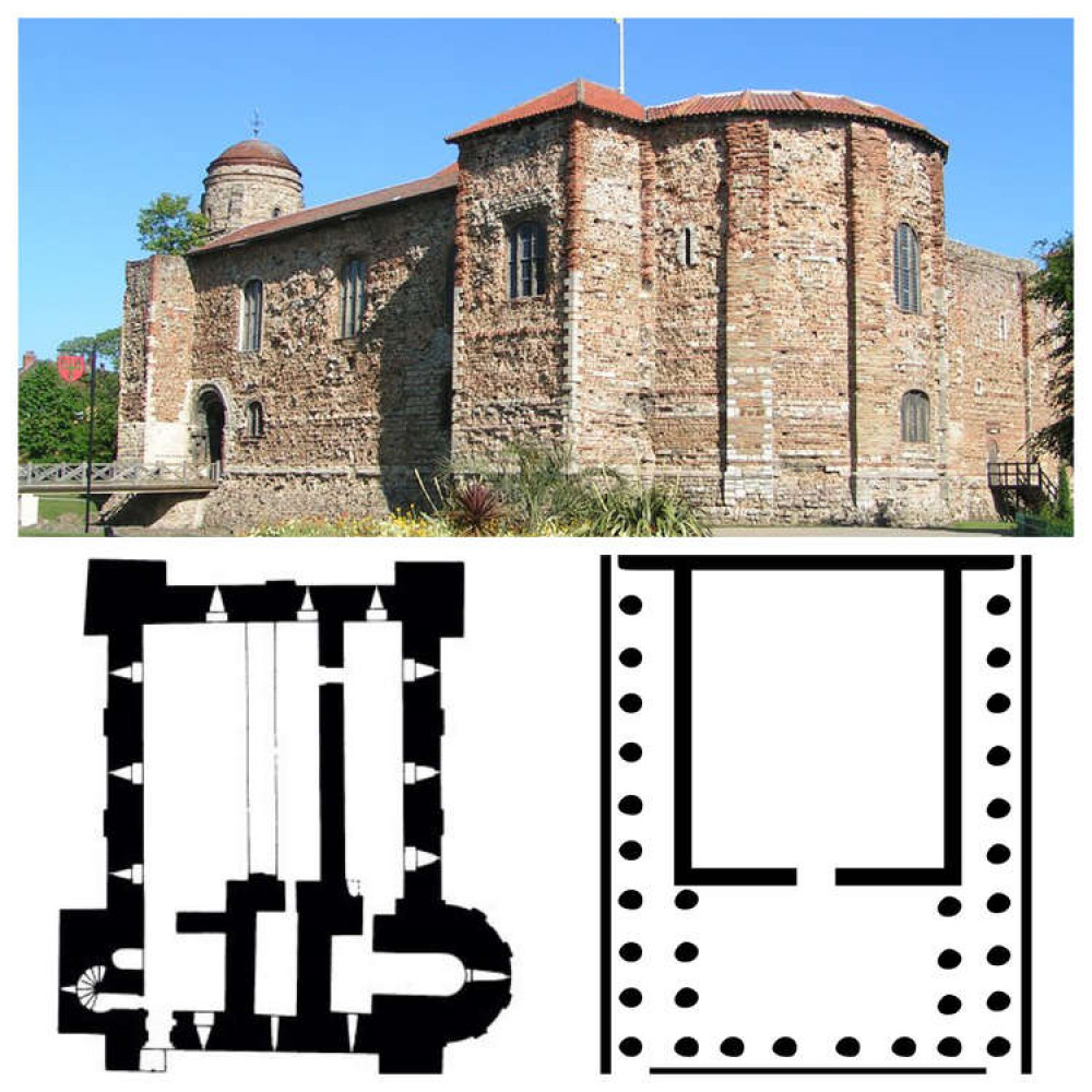 Colchester's castle keep sits on the foundations of the old Roman temple