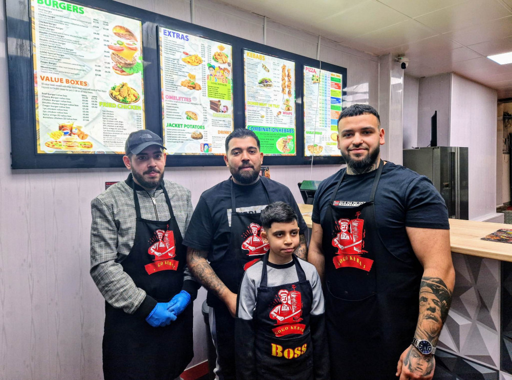 Owner, Jaroslav Rostas (centre), has years of experience working in a successful kebab shop (Ryan Parker).