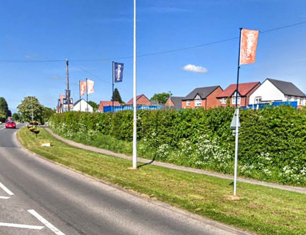 Duchy Homes Ltd is now looking at increasing the Crewe Road, Winterley, scheme's garden sizes (Google).