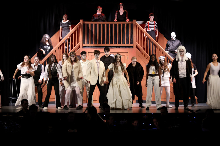 St Benedict's School performed The Addams Family for their school production. Photo: St Benedict's School.