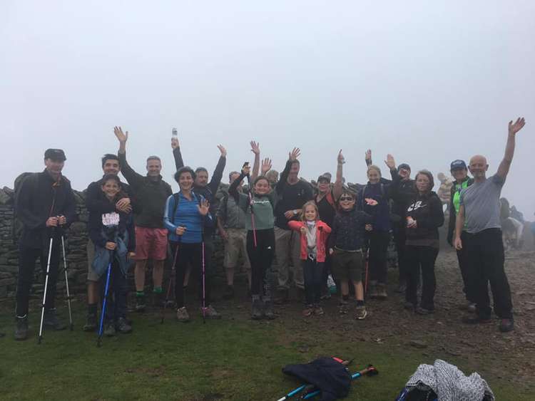 The group scaled the Yorkshire Peaks (Credit: Yasmin Nash)
