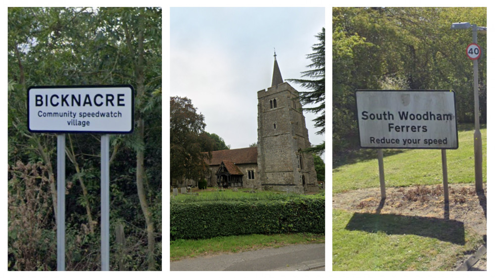 Residents heard a 'loud bang' and felt their homes shaking due to an earthquake which hit Bicknacre at 5.05am. (Photos: Google)