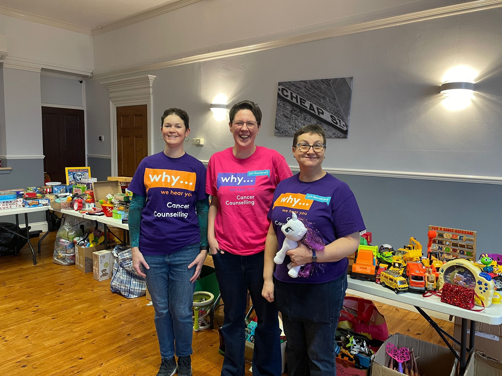 Ruth Knagg, Carys Dunstan and Lucy Kitchener.