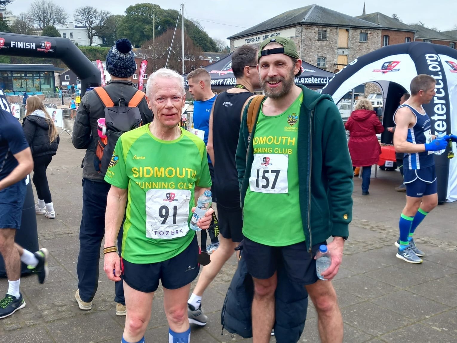 David King and Niall Hawkins at ECCT Exeter Half (SRC)