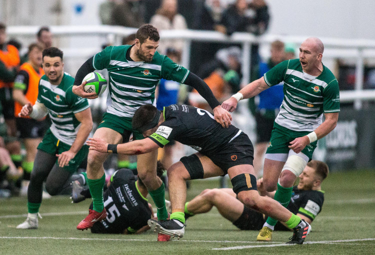 Ealing Trailfinders maintain their hold at the top of Pool A with big win against Nottingham. Photo: Prime Media Images.