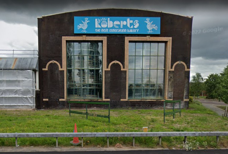 The cooling towers at Roberts Bakery's Rudheath factory feature prominently in the companies new branding