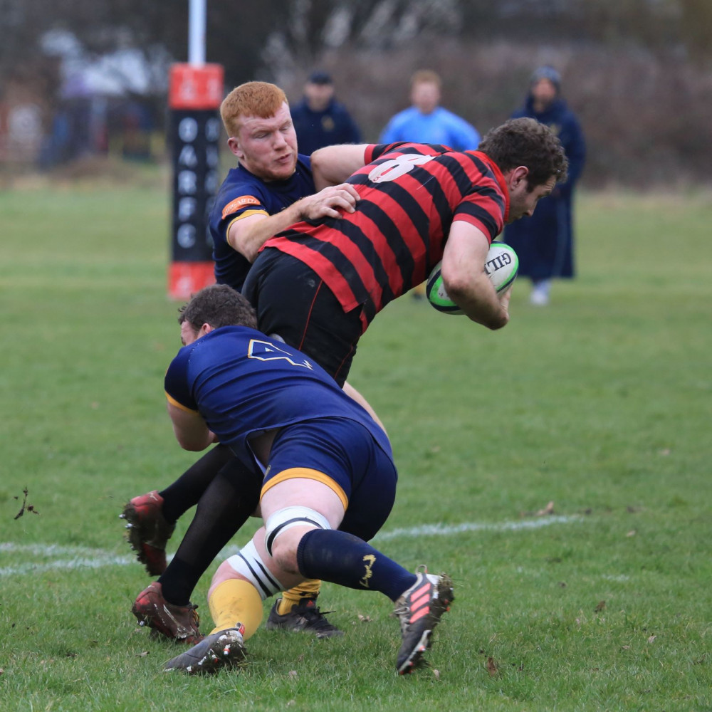 Teddington RFC recovered a 19-point deficit to win against Old Amplefordians. Photo: Simon Ridler.