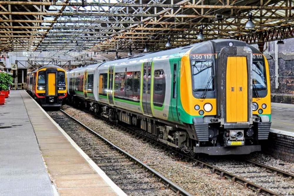 The 12:59pm Crewe to Birmingham New Street London Northwestern Railway service left from Platform 3 (Wikimedia Commons).