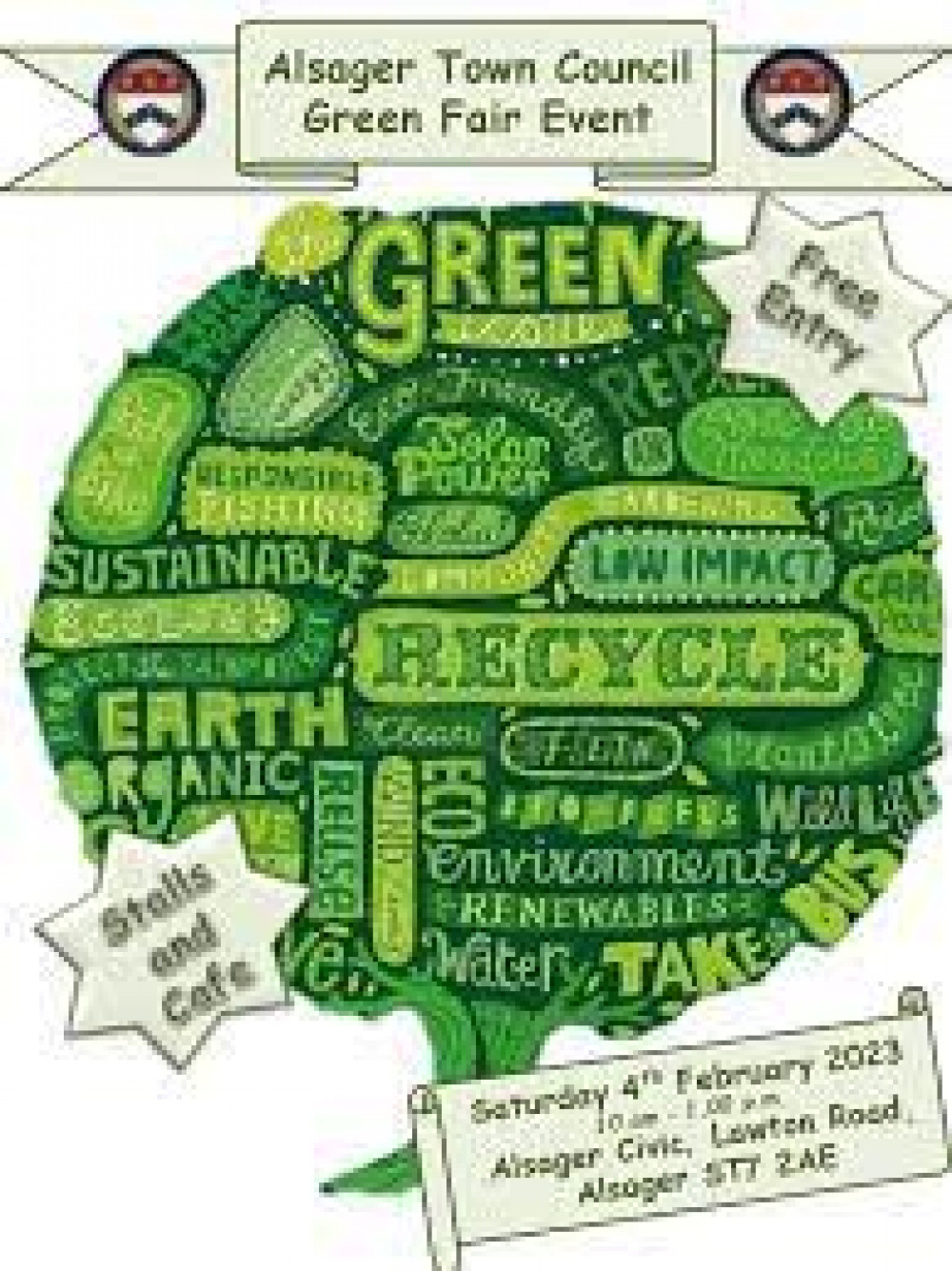 Alsager's Green Fair takes place on February 25th. 