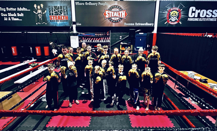 Almost 50 fighters took part in the event at Coalville's Stealth Academy