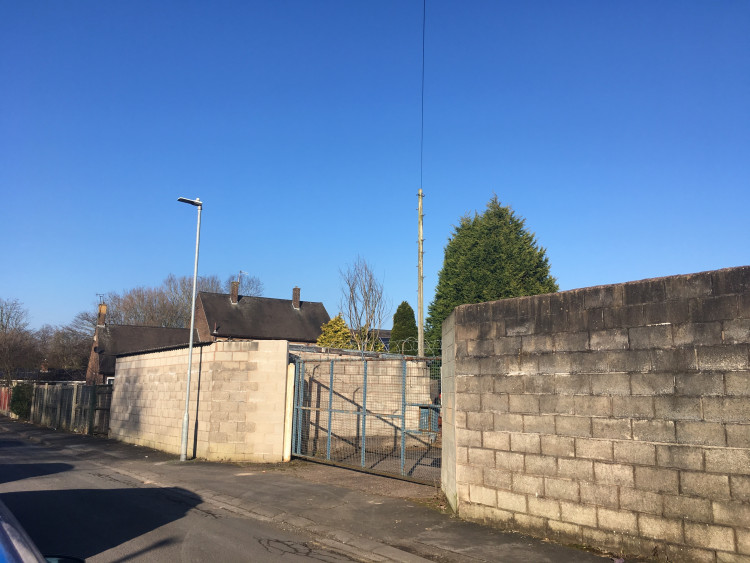 The site at School Street, Trent Vale, where an apartment block is proposed (Kerry Ashdown).