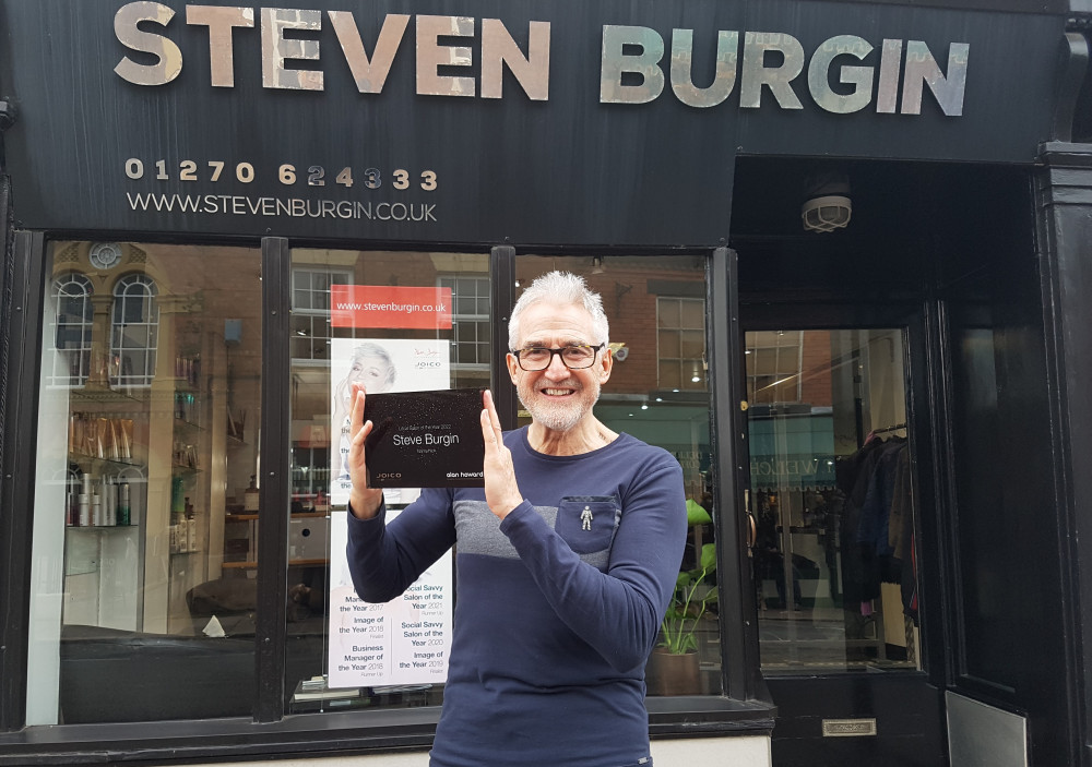 Steven Burgin scooped the award at a ceremony in Glasgow (image - supplied) Steven Burgin scooped the award at a ceremony in Glasgow (image - supplied)