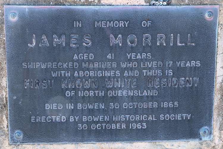 Morrill's monument in Bowen, Queensland