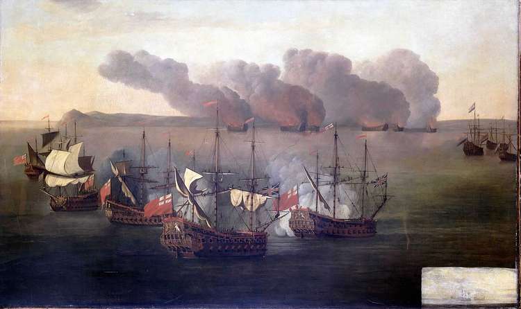 Jersey (third from left) battling pirates