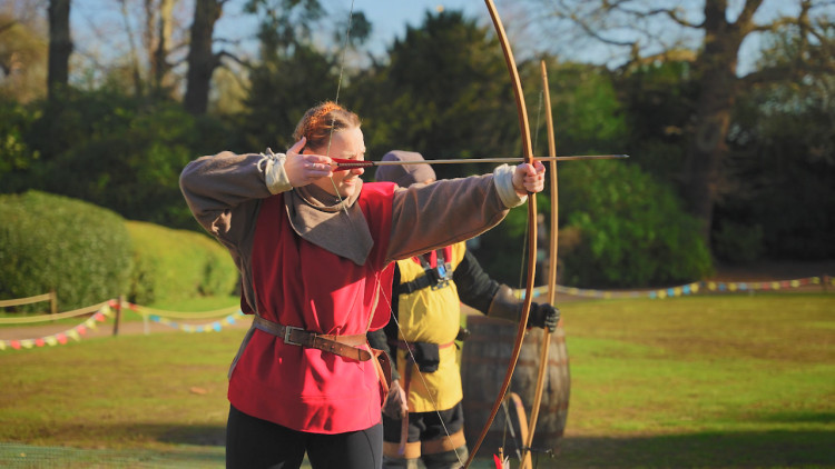 Guests will be able to give archery a try at Kenilworth Castle this half term (Image via Advent PR)