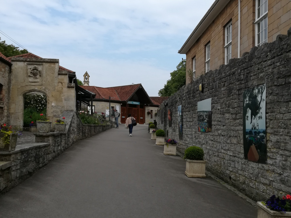 The Current Entrance To Glastonbury Abbey. CREDIT: Thread. Free to use for all BBC wire partners.