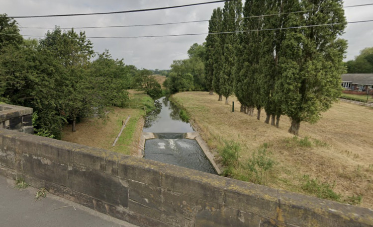 River Sow is a tributary of the River Trent in Staffordshire (Google).