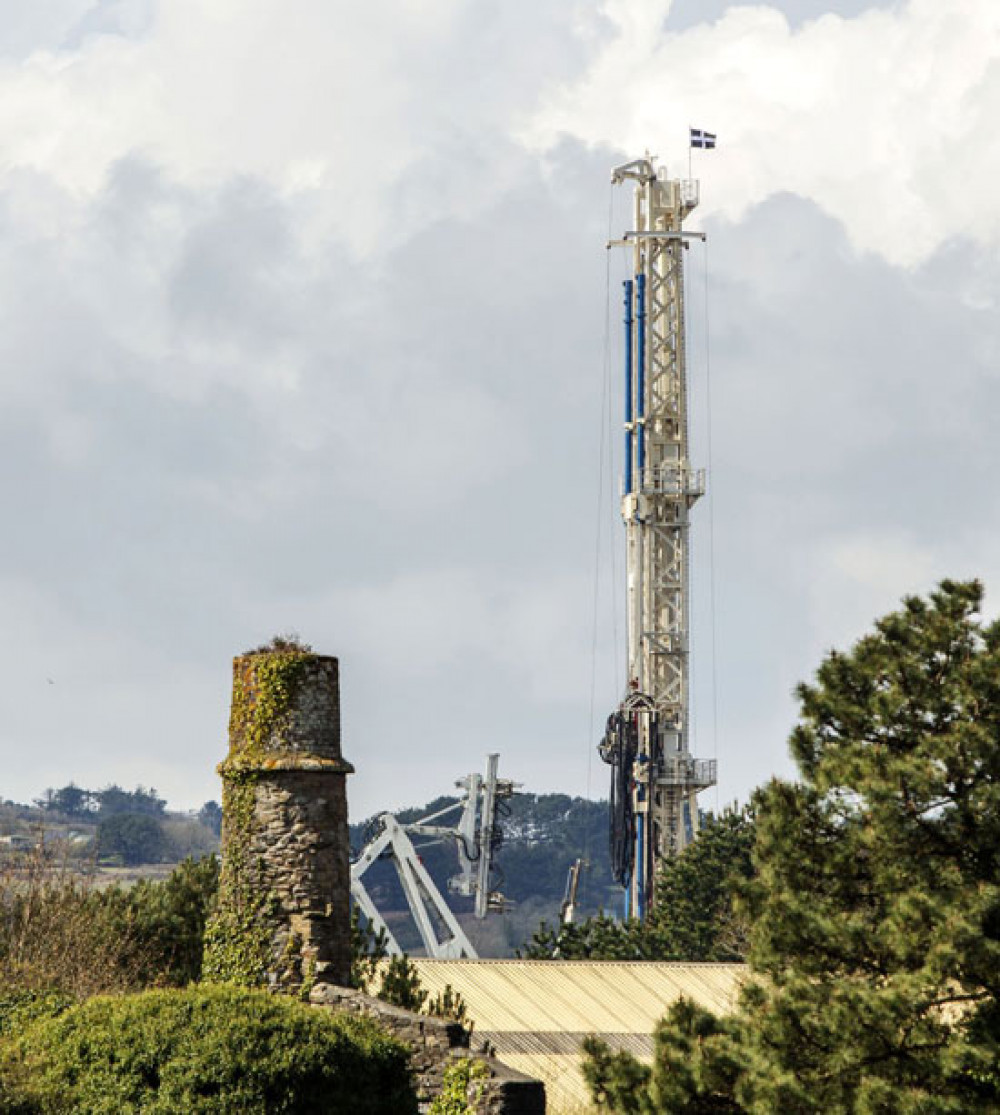 The current site in United Downs (Image: Geothermal Engineering Limited) 