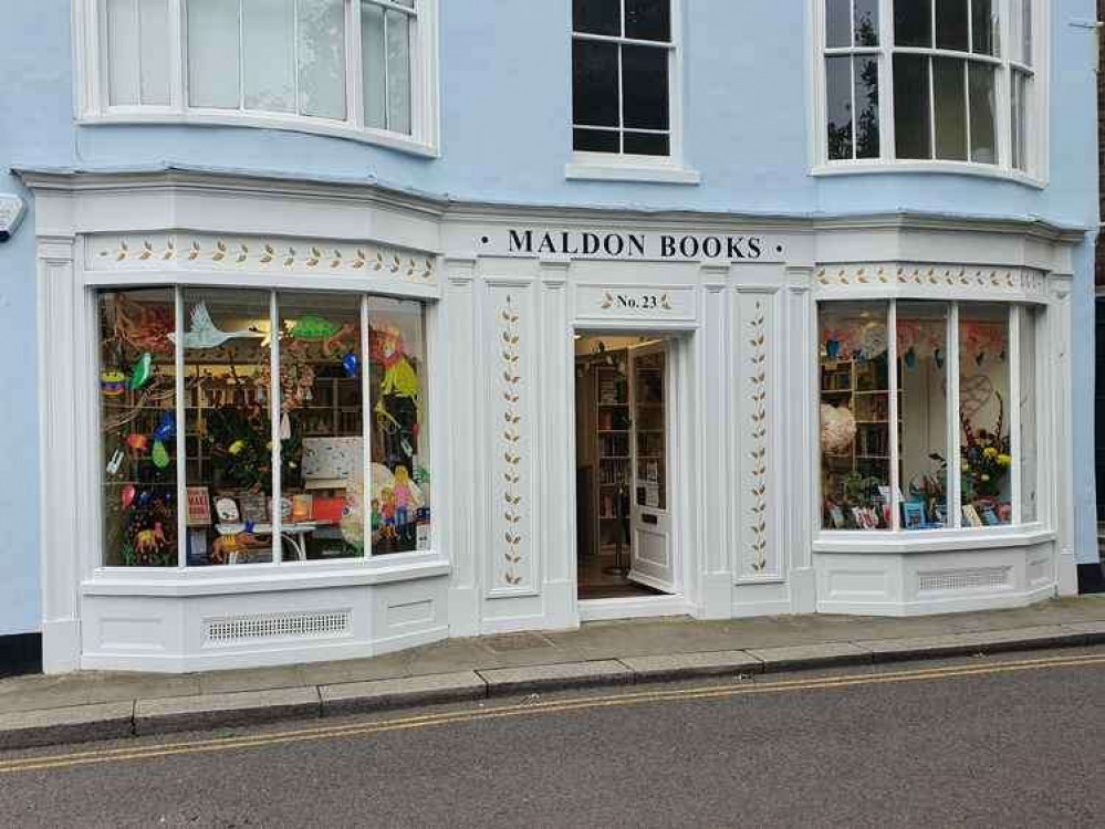 Independent bookstore Maldon Books at 23 High Street