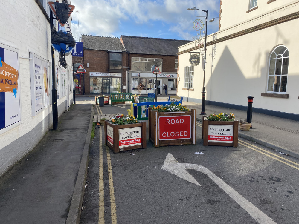 Station Road was first closed during the pandemic (image by James Smith)