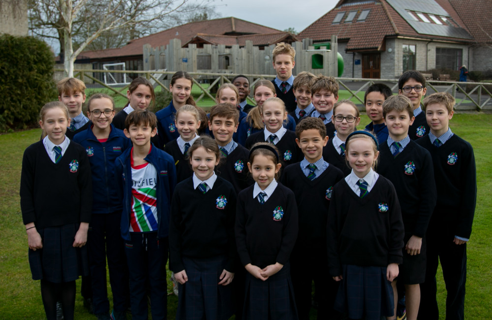 Millfield Prep pupils who qualified for British Championships 