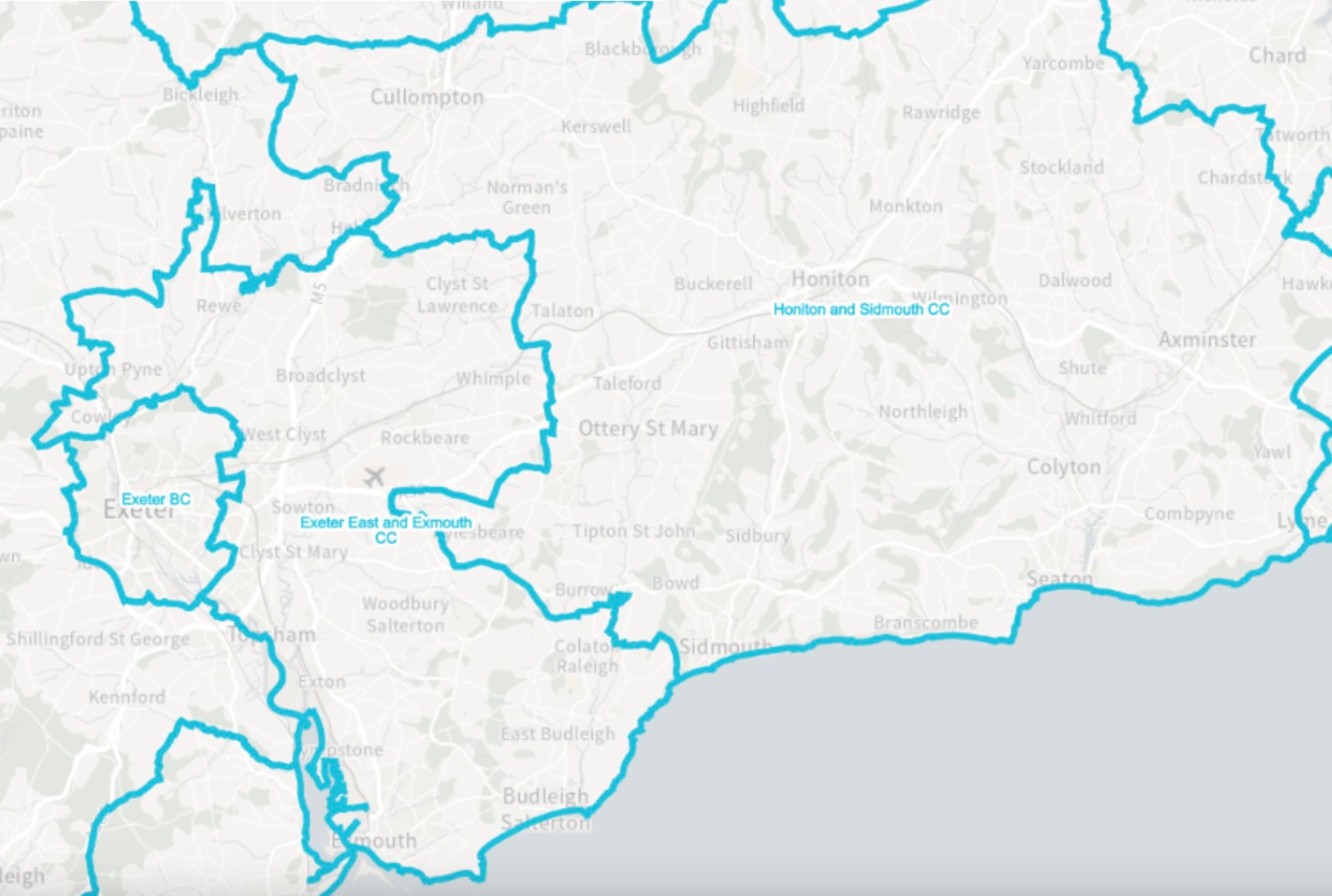 Proposed new constituency boundaries (Boundary Commission)