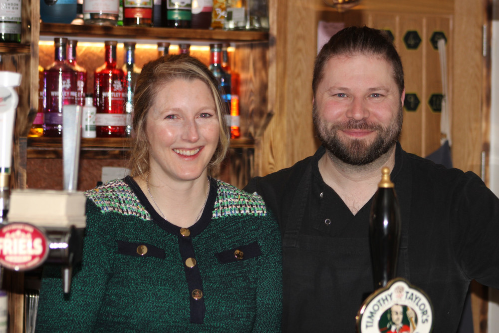 Sarah and Will welcome you to Langley's St Dunstans Inn. (Image - Alexander Greensmith / Macclesfield Nub News) 