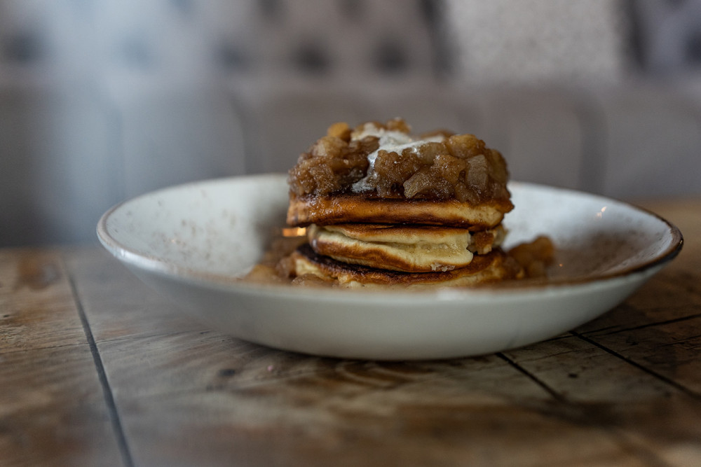 Yummy pancakes at Fields