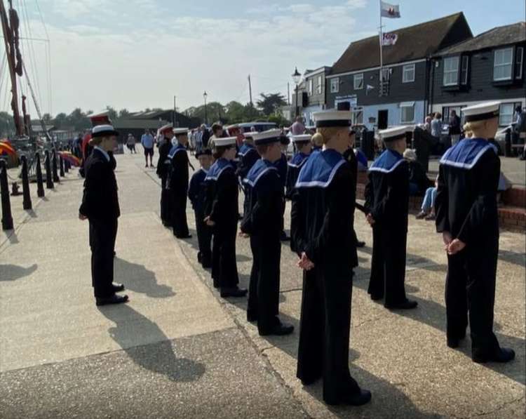 Attendees gathered at 11.30am (Credit: Maldon Town Council)