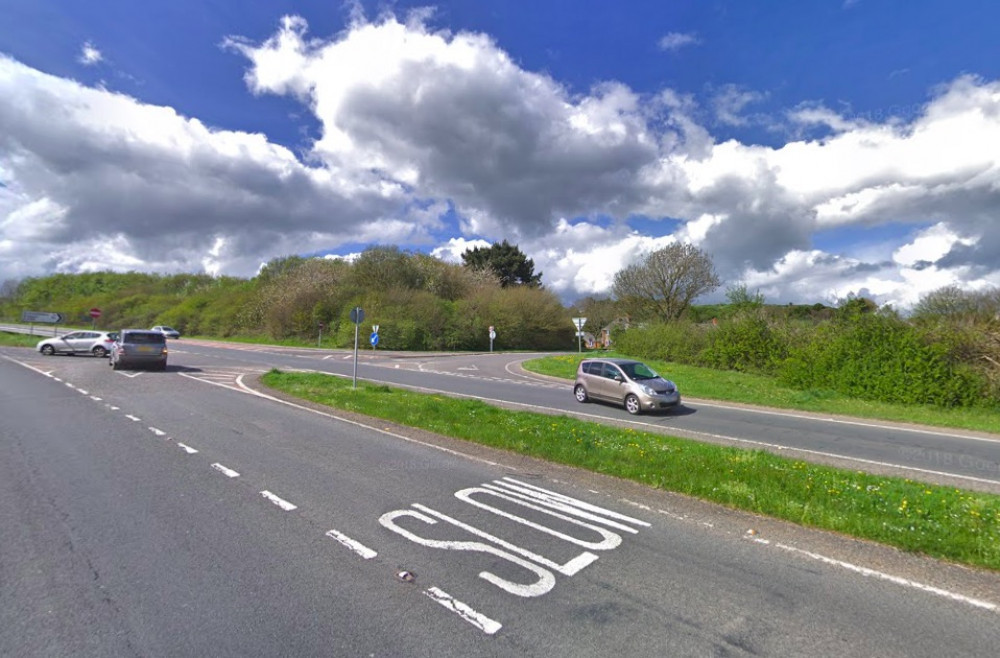 The Miles Cross junction, near Symondsbury on the outskirts of Bridport, has a long history of accidents and near misses (photo credit: Google Maps)