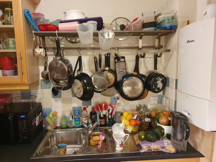 The pair organise people's kitchens