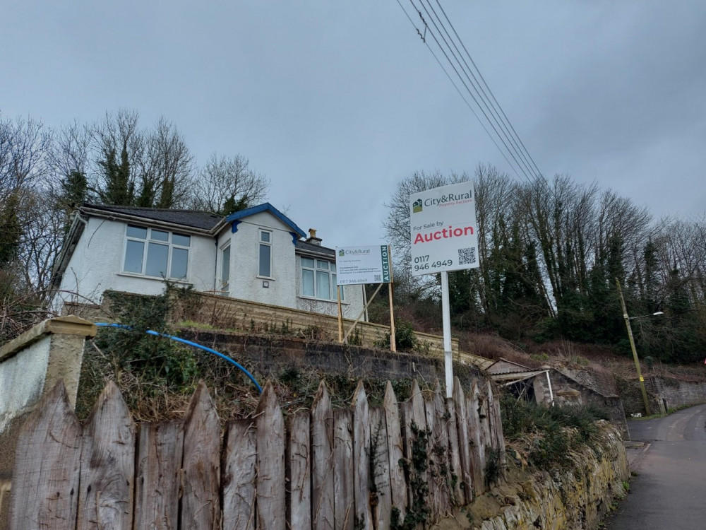 The house on the hill in Midsomer Norton