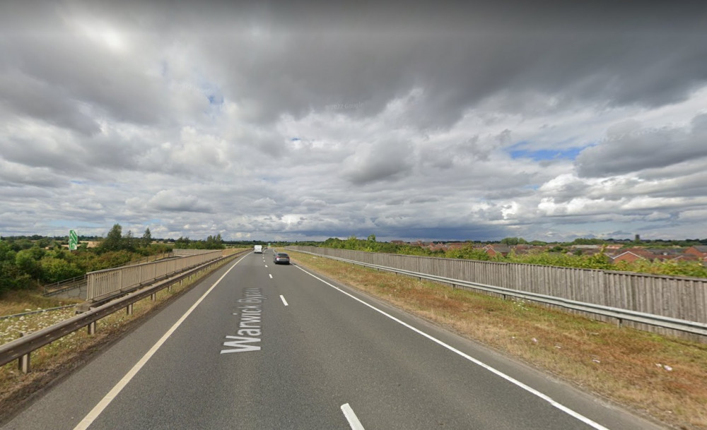 The A46 has reopened northbound (Image via google.maps)