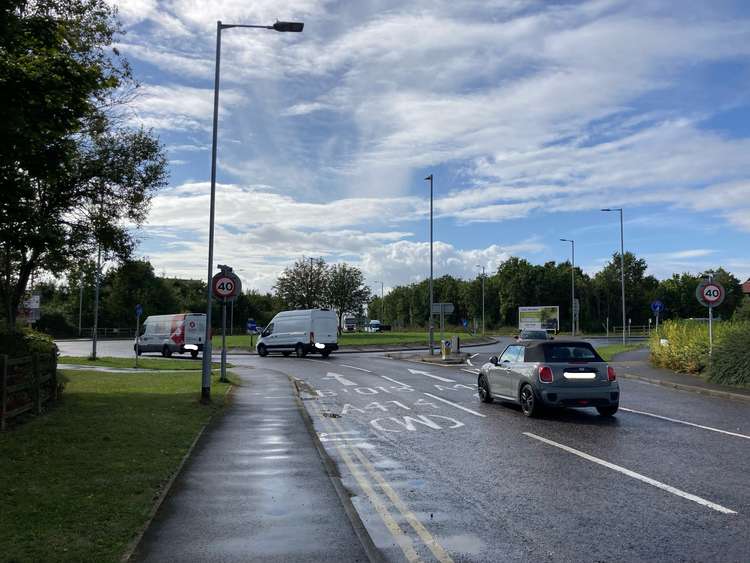 There are no long queues near the petrol station at Morrison's