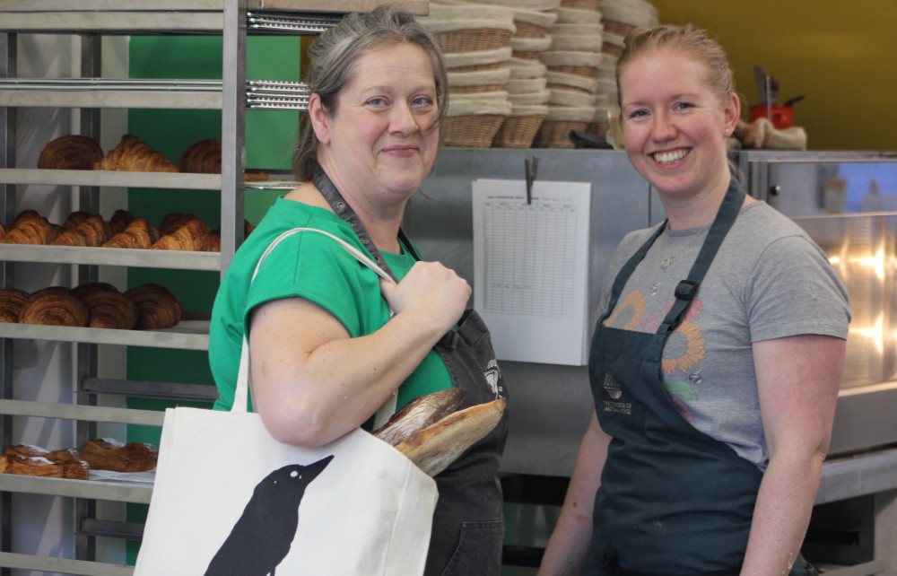 Lynn and Sarah welcome you to Early Bird Bakery. (Image - Alexander Greensmith / Macclesfield Nub News)