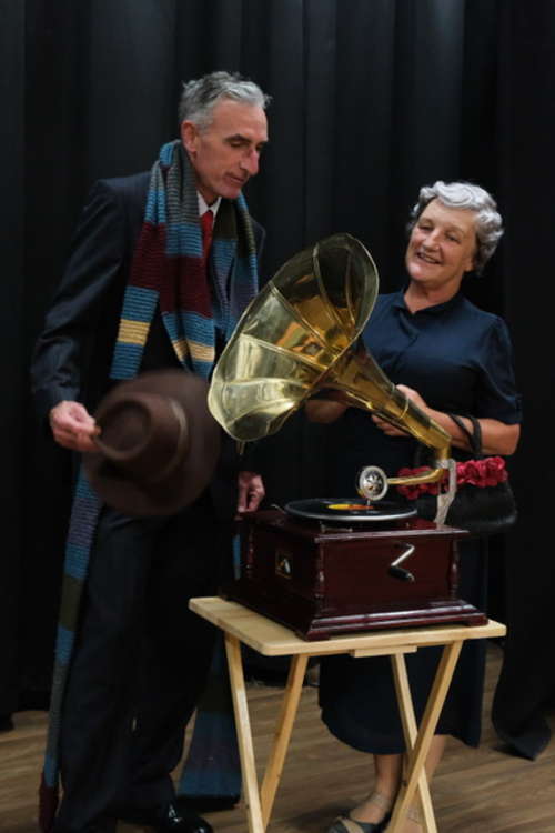 Mrs Wilberforce and Professor Marcus (Credit: David Weller)