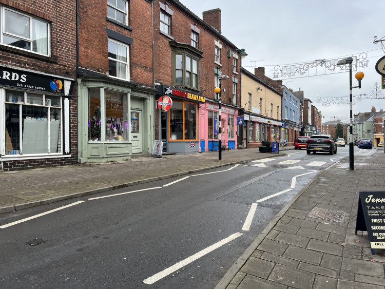 Cheadle High Street, part of the Staffordshire Moorlands District (Sarah Garner).