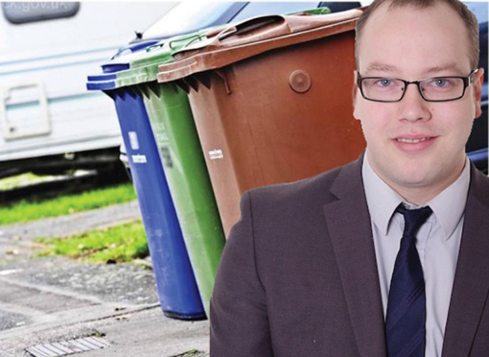 Cllr Allen Mayes has expressed his frustration about the borough's bin services but says improvement will materialise in time.