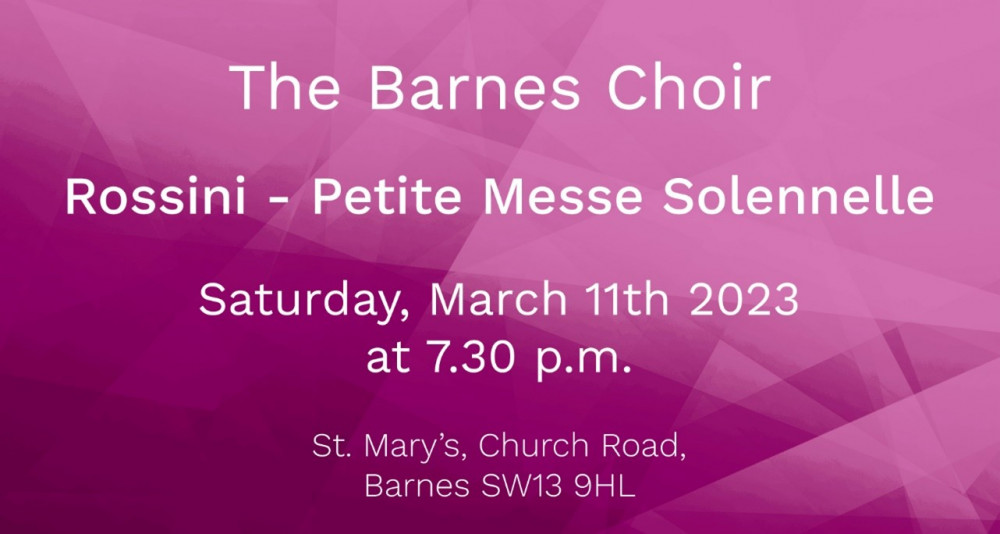 Join The Barnes Choir, with our Conductor, Julian Collings