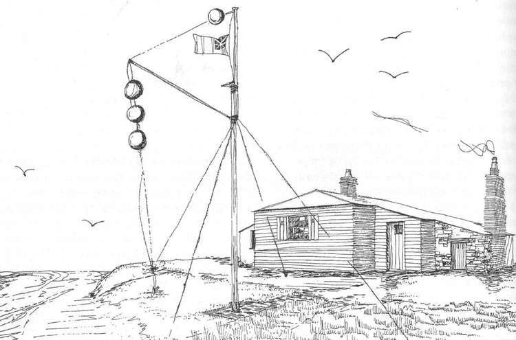 A typical Napoleonic signal station (John Goodwin and Roger Barrett)