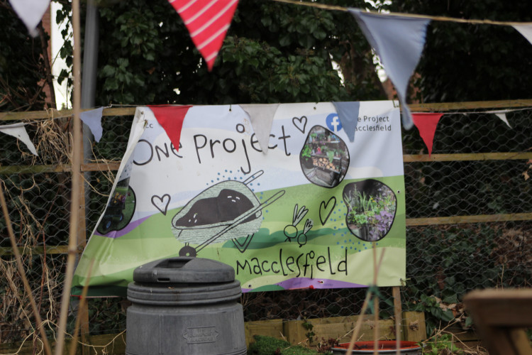 Macclesfield: One Project Macclesfield's community garden on Wellington Street, opposite the Churchill Way Carpark. (Image - Alexander Greensmith / Macclesfield Nub News)