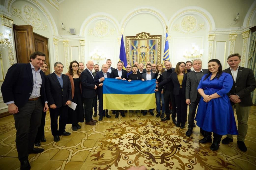 Ms Kearns met with Present Zelensky. Image credit: Office of Alicia Kearns MP. 