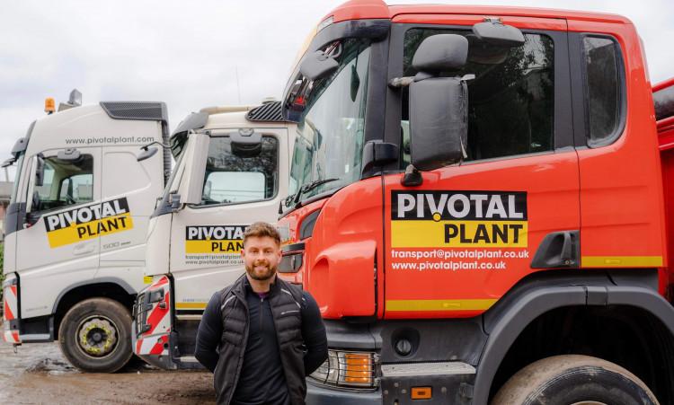 Pivotal Plant Hire's Rob Shem who has built the company from one digger to a fleet of machines in 3 years (Image - Nub News)