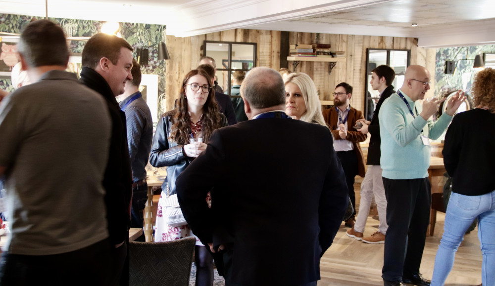 The event is a chance for business people from Ashby, and the surrounding area, to get to know one another in an informal setting. Photo: Chloe Murfin