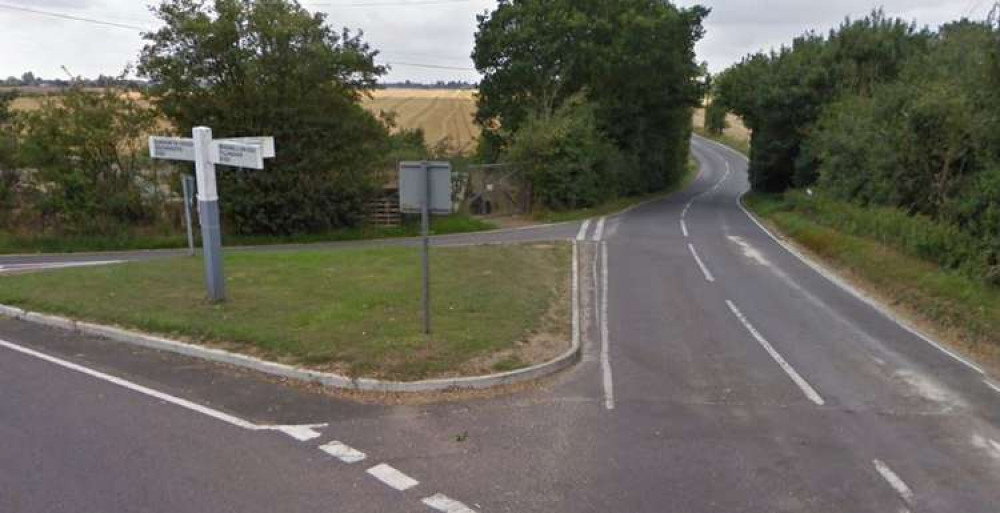 Officers believe the car left the road near to the junction with Foxhall Road (Photo: 2021 Google)