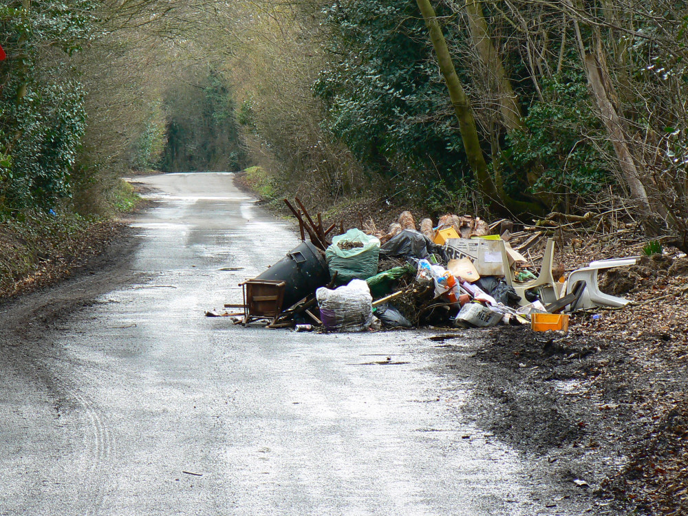 A man has been fined over £4,000 and given community service after being caught fly-tipping. Photo: Brian Robert Marshall.