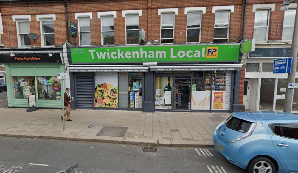 Twickenham Local banned from selling alcohol. Credit: Google Maps.