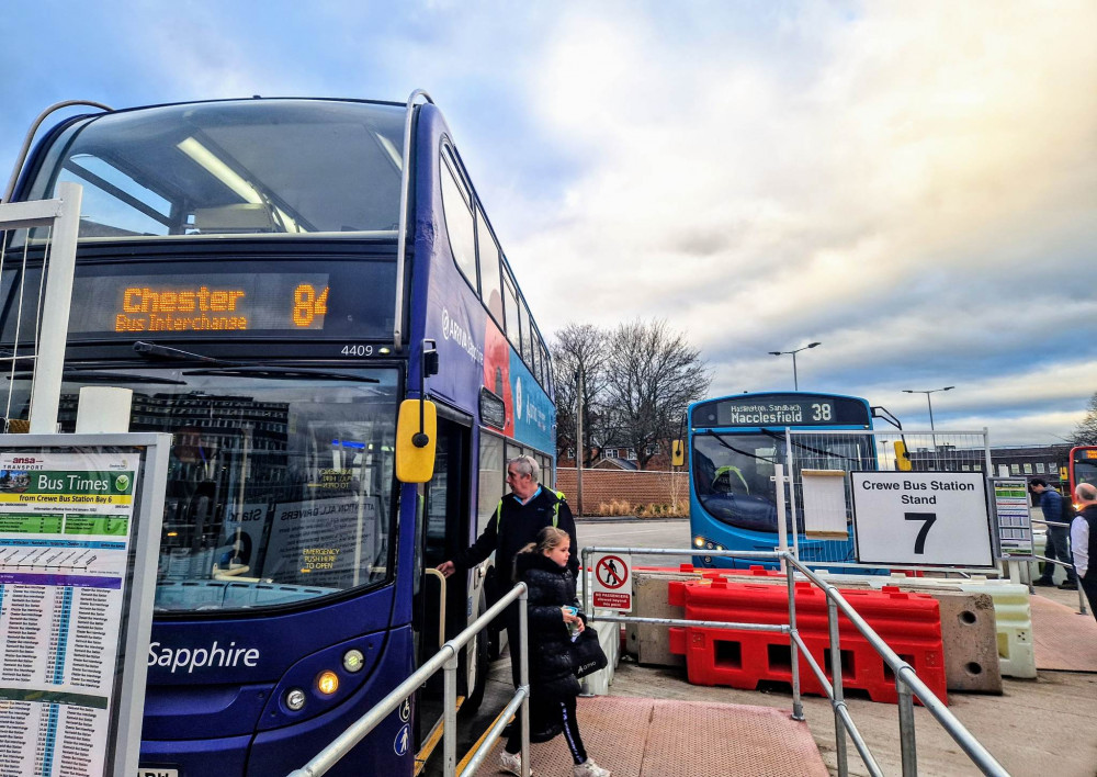The 84 and 38 bus routes are two of several Arriva bus services set to be axed in Crewe (Ryan Parker).