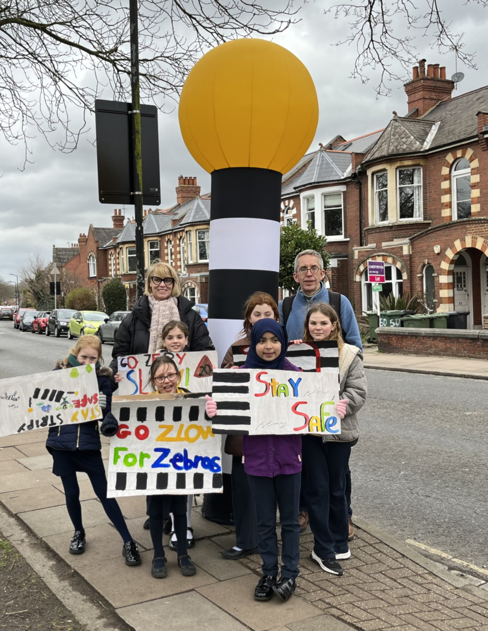 Children at Balham's Telferscot Primary School were fed up with drivers exceeding the speed limit (Credit: Lambeth Liberal Democrats)